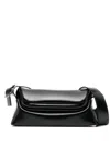 Osoi Folder Brot Leather Shoulder Bag In Black