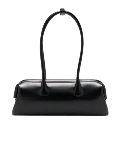 Osoi Double Handle Shoulder Bag In Black