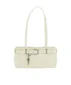 Osoi Mini Shoulder Bag With Decorative Belt In Nude