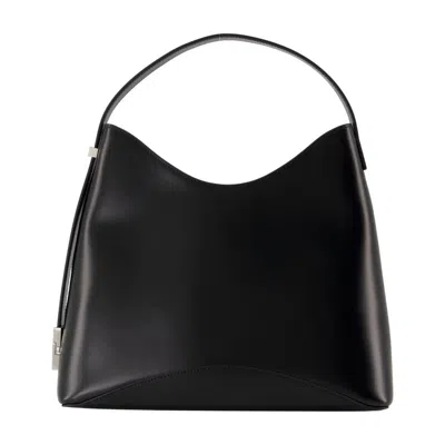 Osoi Egg Shoulder Bag In Black