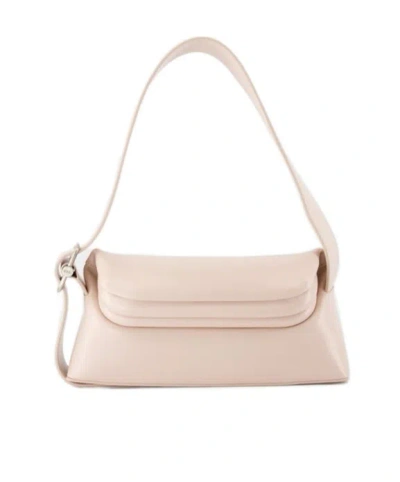 Osoi Flip Shoulder Bag In Nude
