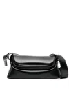 Osoi Folder Brot Leather Shoulder Bag In Black