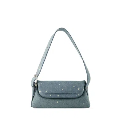 Osoi Folder Brot Shoulder Bag - Cotton - Blue