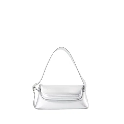 Osoi Folder Brot Shoulder Bag - Leather - Silver