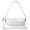Osoi Folder Brot Shoulder Bag -  - Leather - Silver In Silver