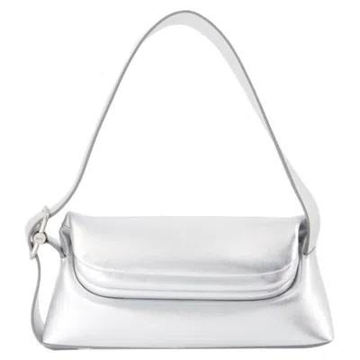 Osoi Folder Brot Shoulder Bag -  - Leather - Silver