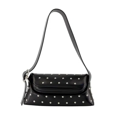Osoi Folder Brot Shoulder Bag In Black