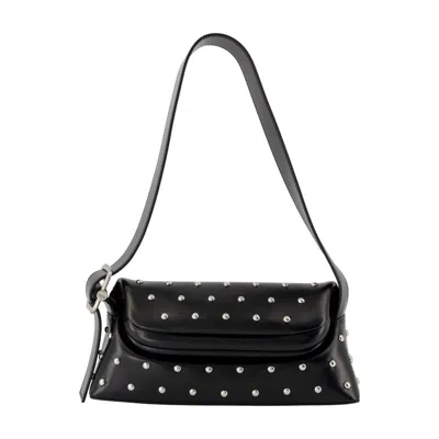 Osoi Folder Brot Shoulder Bag In Black