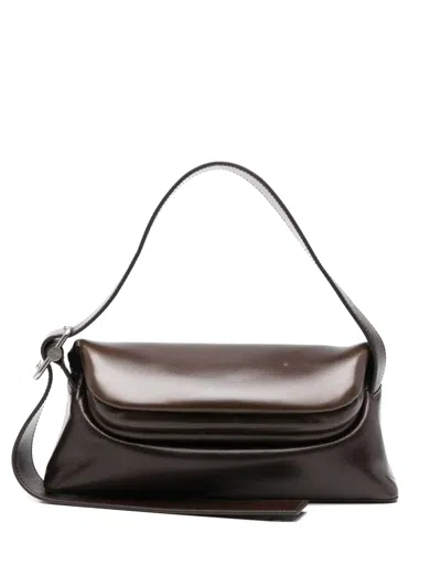 Osoi Folder Brot Shoulder Bag In Brown