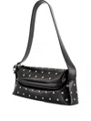 Osoi Folder Brot Stud-embellished Shoulder Bag In Black