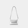 Osoi Folder Mini Crossbody -  - Leather - Silver In Silver