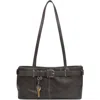 Osoi Gray Shoulder Brocle Bag In Aged Grey