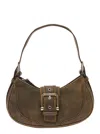 OSOI 'BROCLE' VINTAGE BROWN SHOULDER BAG IN LEATHER WOMAN