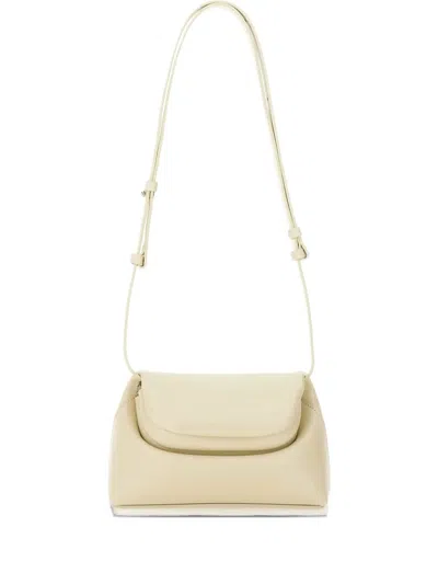 Osoi Leather Shoulder Bag In Beige