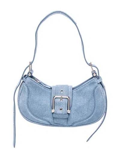 Pre-owned Osoi Leather Shoulder Bag In Blue
