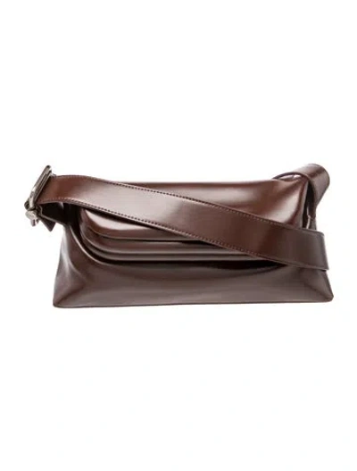 Pre-owned Osoi Leather Shoulder Bag In Brown
