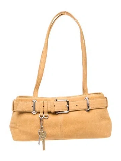 Pre-owned Osoi Leather Shoulder Bag In Neutral