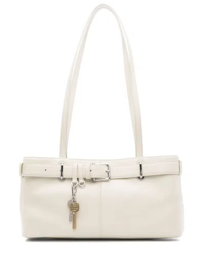 Osoi Leather Shoulder Bag In Neutrals