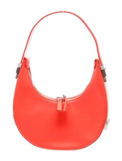 Pre-owned Osoi Leather Shoulder Bag In Orange/red