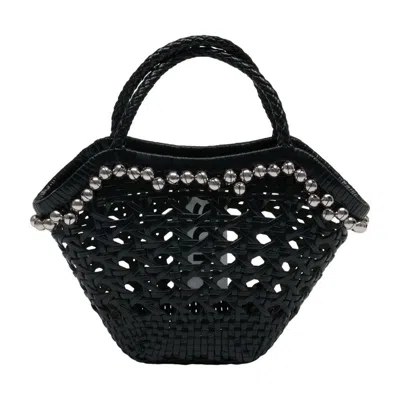 Osoi Lip Shopper Tote Bag  Black