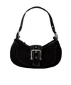 Osoi Leather  Hobo Brocle Shoulder Bag In Black
