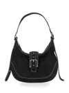 Osoi Mid Hobo Brocle Shoulder Bag -  - Leather - Denim Black In Black