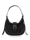 Osoi Mid Hobo Brocle Shoulder Bag -  - Leather - Denim Black In Black