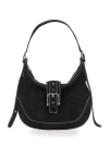 Osoi Mid Hobo Brocle Shoulder Bag -  - Leather - Denim Black In Black