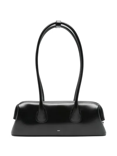 Osoi Mini Boat Wide Shoulder Bag In 黑色