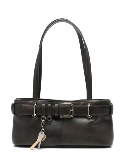 Osoi Mini Brocle Shoulder Bag In Brown