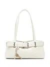 Osoi Mini Shoulder Bag With Decorative Belt In White