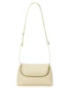 Osoi Mini Shoulder Bag In Smooth Cow Leather In Gold