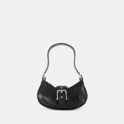 Osoi Hobo Brocle Shoulder Bag -  - Leather - Black