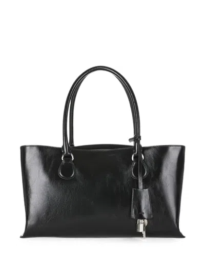 Osoi Mini Shell Brot Tote Bag In Black