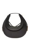 Osoi 'mini Toni' Black Handbag With Engraved Logo