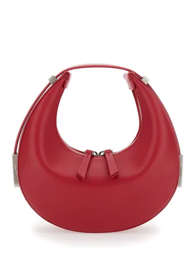 Osoi 'mini Toni' Red Shoulder Bag With Engraved Logo