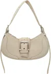 Osoi Off-white Brocle Bag In Denim Cream