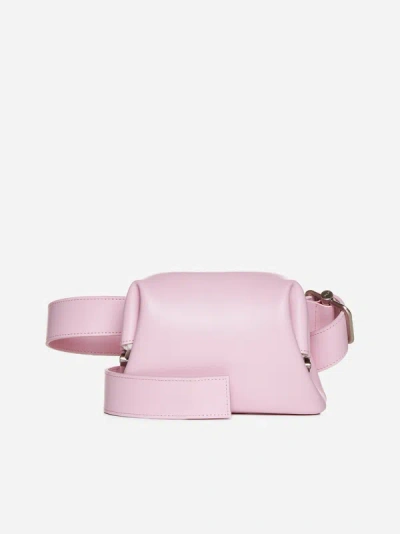 Osoi Pecan Brot Leather Shoulder Bag In Baby Pink
