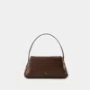 Osoi Pillow Mini Shoulder Bag -  - Leather - Choco Brown In Brown