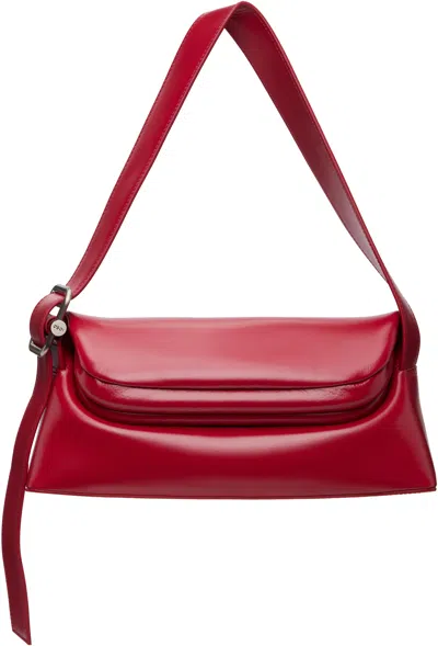 Osoi Red Folder Brot Bag In Burgundy