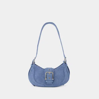 Osoi Sac Hobo Bean -  - Cuir - Denim Sky In Blue