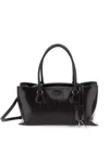 Osoi Shell Brot Lizard-effect Leather Shoulder Bag In Pattern