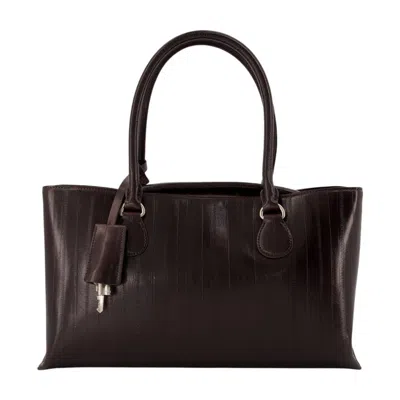 Osoi Shell Brot Tote Bag In Brown