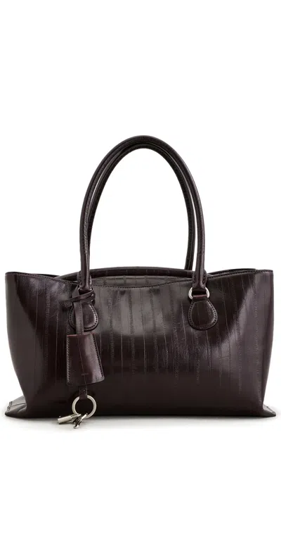 Osoi Shell Brot Tote Bag Tide Brown