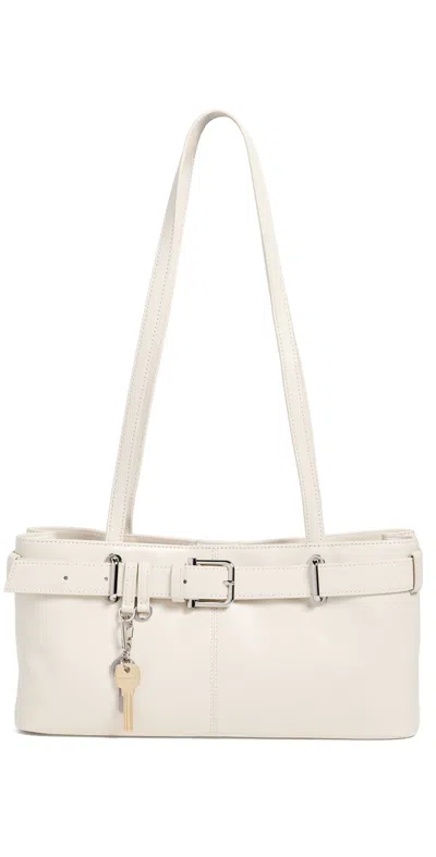 Osoi Shoulder Brocle Bag Stone Cream In Brown