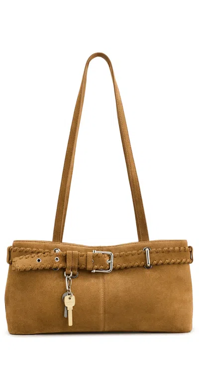 Osoi Shoulder Brocle Bag Toffee Fringe