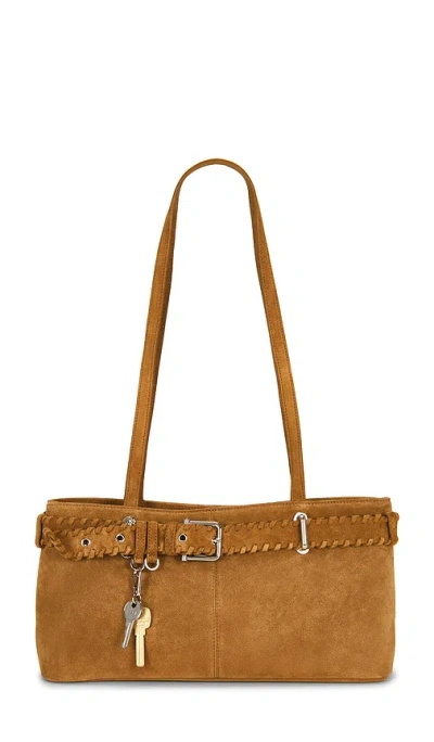 Osoi Shoulder Brocle Bag In Toffee Fringe
