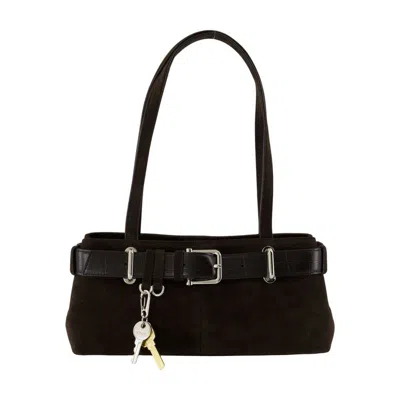 Osoi Shoulder Brocle Mini Bag In Brown