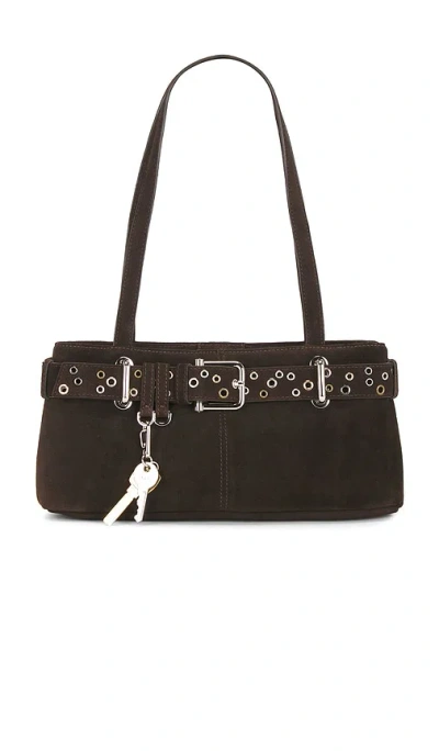 Osoi Shoulder Brocle Mini Bag In Brown