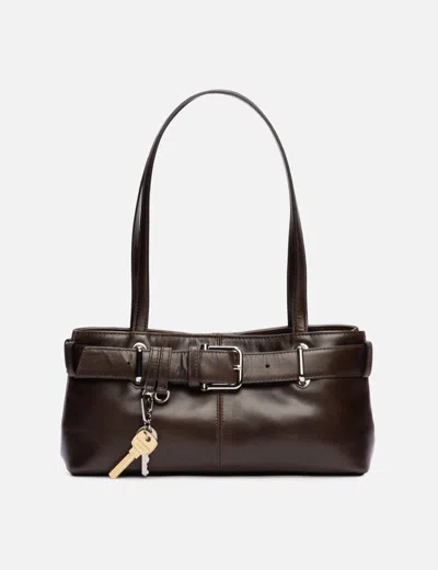 Osoi Shoulder Brocle Mini In Brown